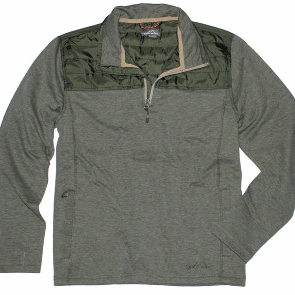 Eddie Bauer Other - Eddie Bauer Men’s Mixed Media ¼ Zip Pullover, NWOT